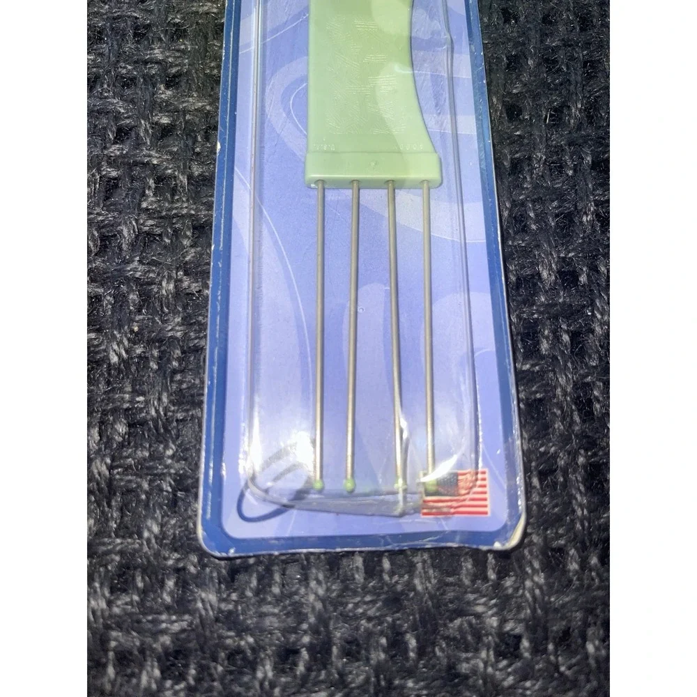 Vintage New Old Stock GOODY Green Hair Comb & Lift Pick Combo ToolHair‎ Styling